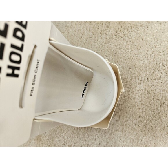 30 Watt Shower Seltzer Drink Holder - White - Fits Slim Cans Beer - Picture 3 of 4